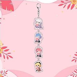 In A Different World From Scratch Long Acrylic Key Chain For New Animated Key AT2302 Official Merch