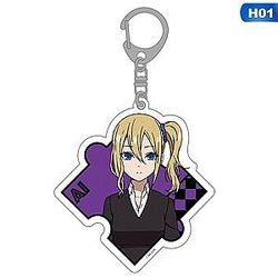 Kaguya-Sama Animated Types: Key Love Is War Chika Fujiwara Shinomiya Kaguya Key AT2302 Official Merch