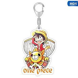 A Key Piece Acrylic Key Holder Zoro Couple Key Chain Pendant AT2302 Official Merch