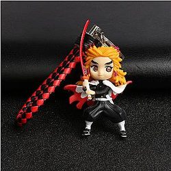 New 3D Animated Handmade Demon Slayer Keychains Cute Pendant I Kamado Tanjirou Nezuko AT2302 Official Merch