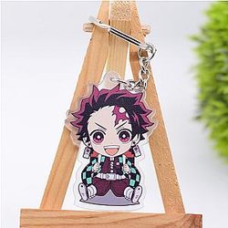 New Demon Slayer Key Kimetsu No Yaiba Key Ring Double-Sided Acrylic Key Chain AT2302 Official Merch