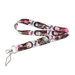 New Anime Demon Slayer Key Lanyards For Neck Strap Card For Currency Gym Keychain AT2302 Official Merch