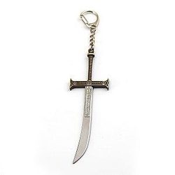 One Piece Mihawk Shichibukai Juracule Dracule Yoru Keychain Hawk Eyes Sword Men AT2302 Official Merch