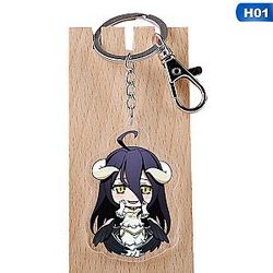 Overlord Key Creative Acrylic Key Ring Female Male Sleutelhanger Cute Girls AT2302 Official Merch