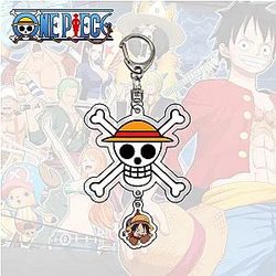 Pirate Key Piece Of The Classic Animated Logo Luffy Zoro Sanji Figures Collection Acrylic AT2302 Official Merch