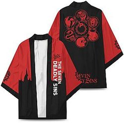 Seven Deadly Sins Kimono - Seven Deadly Beasts Kimono FDM3107