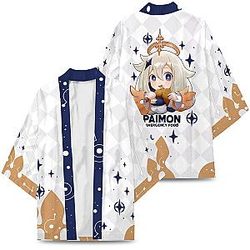 Genshin Impact Kimono - Paimon Kimono FDM3107