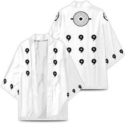 Naruto Kimono - Six Paths White Kimono FDM3107