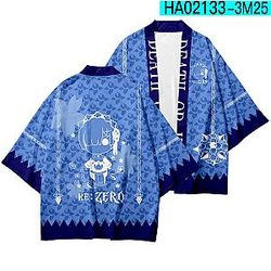 Re: Zero Kimono - 3D All Print Rem Cosplay Haori Unisex Japanese Kimono