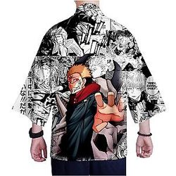 Jujutsu Kaisen Kimono - Anime Harajuku Style 3D Printing Kimono