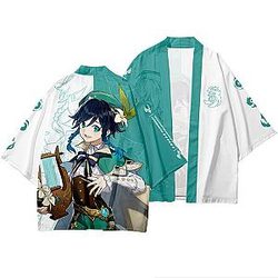 Genshin Impact Kimono - Anime Character Printing  Cosplay Costumes Japanese Kimono
