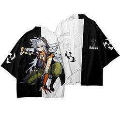 Genshin Impact Kimono - Anime Design Cosplay Costumes Unisex Japanese Kimono