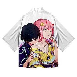 Darling In The Franxx Kimono - 3D Printing Japanese Fashion Summer Anime Kimono