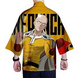 One Punch Man - 3D Printing Saitama Anime Cosplay Costume Summer Kimono