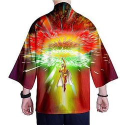 One Punch Man - 3D Printing Saitama Anime Cosplay Costume Japanese Kimono