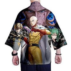 One Punch Man - 3D Printing OPM Characters Anime Cosplay Costume Japanese Kimono