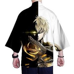 One Punch Man - Cool 3D Printing Anime Cosplay Costume Summer Kimono
