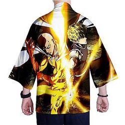 One Punch Man - 3D Printing Anime Cosplay Costume Japanese Kimono