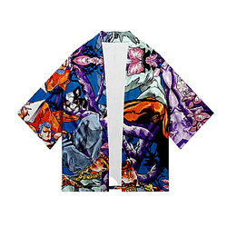 Jojo’s Bizarre Adventure Kimono - JJBA Colorful 3D Printing Anime Kinomo