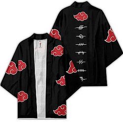 Naruto Kimono - Akatsuki Kimono Custom Hidden Villages Clothes GOT1308