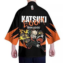 My Hero Academia Kimono - Katsuki Bakugo Kimono Custom Clothes GOT1308
