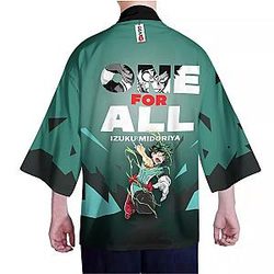 My Hero Academia Kimono - Izuku Midoriya Deku Kimono Custom Clothes GOT1308