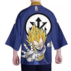 Dragon Ball Kimono - Vegeta SSJ Kimono Custom  Clothes GOT1308