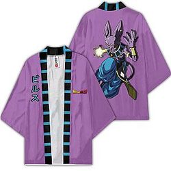 Dragon Ball Kimono - Beerus Kimono Custom  Clothes GOT1308