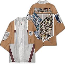 Attack on Titan Kimono - Scout Regiment Kimono Custom Merch  Clothes GOT1308