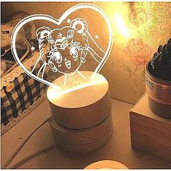 Sailor Moon 3D lamp - HAPPY USAGI Led Anime Lamp OTAKU0705