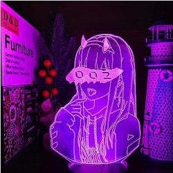 Darling In The Franxx 3D lamp - ZERO TWO 002 LED ANIME LAMP (DARLING IN FRANXX) Otaku0705