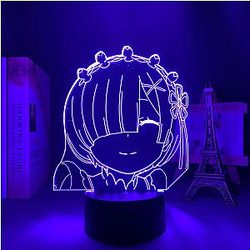 Re: Zero 3D lamp - HAPPY REM Led Anime Lamp OTAKU0705
