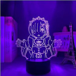 Re: Zero 3D lamp - REM Led Anime Lamp OTAKU0705