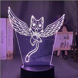 Fairy Tail 3D lamp - HAPPY Led Anime Lamp OTAKU0705