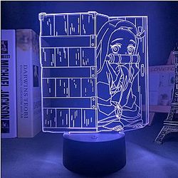 Demon Slayer 3D lamp - CAGED NEZUKO Led Anime Lamp OTAKU0705
