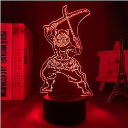 Demon Slayer 3D lamp - INOSUKE + Led Anime Lamp OTAKU0705