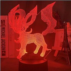 Pokemon 3D lamp - LEAFEON Led Anime Lamp OTAKU0705