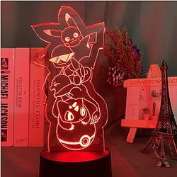 Pokemon 3D lamp - KANTO STARTERS Led Anime Lamp OTAKU0705