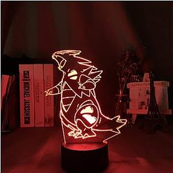 Pokemon Lámpara 3D - TYRANITAR Led Anime Lamp OTAKU0705