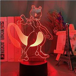 Pokemon 3D lamp - MEWTWO Led Anime Lamp OTAKU0705