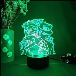Jojo's Bizarre Adventure 3D lamp - DIO X JOTARO Led Anime Lamp OTAKU0705