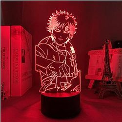 Naruto 3D lamp - GAARA X SHURIKEN Led Anime Lamp OTAKU0705