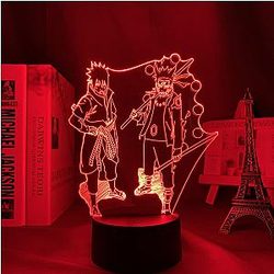 Naruto 3D lamp - NARUTO AND SASUKE + Led Anime Lamp OTAKU0705