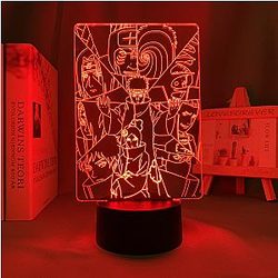 Naruto 3D lamp - AKATSUKI+ Led Anime Lamp OTAKU0705