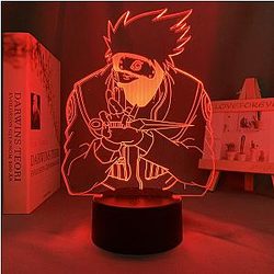 Naruto 3D lamp - KAKASHI HATAKE Led Anime Lamp OTAKU0705