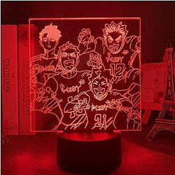 Haikyuu 3D lamp - MSBY TEAM Led Anime Lamp OTAKU0705