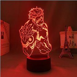Jujutsu Kaisen 3D lamp - SUKUNA EDGE Led Anime Lamp OTAKU0705