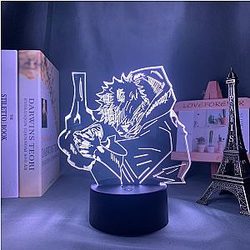 Jujutsu Kaisen 3D lamp - YUJI DIVERGENT FIST Led Anime Lamp OTAKU0705