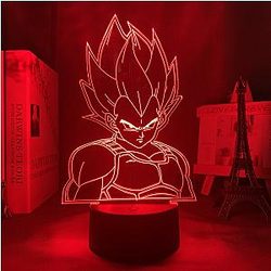 Dragon Ball 3D lamp - VEGETA STARE Led Anime Lamp OTAKU0705