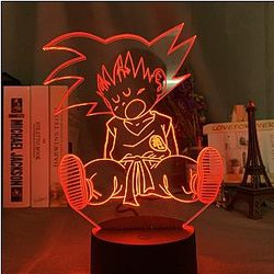 Dragon Ball 3D lamp - SLEEPY SON GOKU Led Anime Lamp OTAKU0705